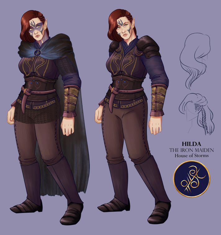 Hilda ref sheet for Sai