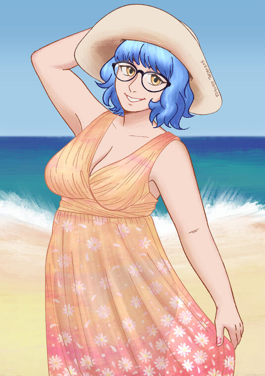 Cake in a Sun Dress