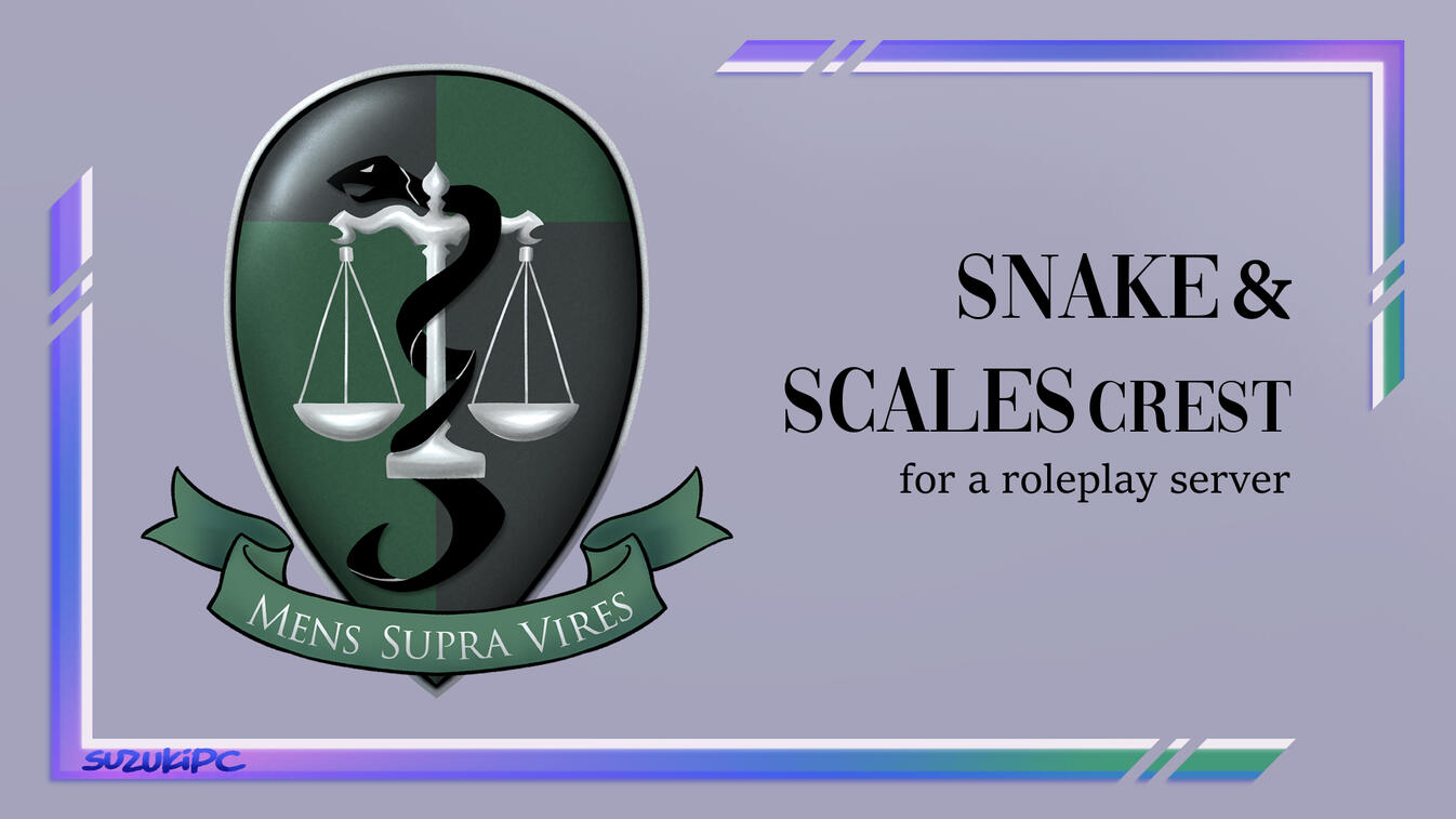 Snake & Scales Crest
