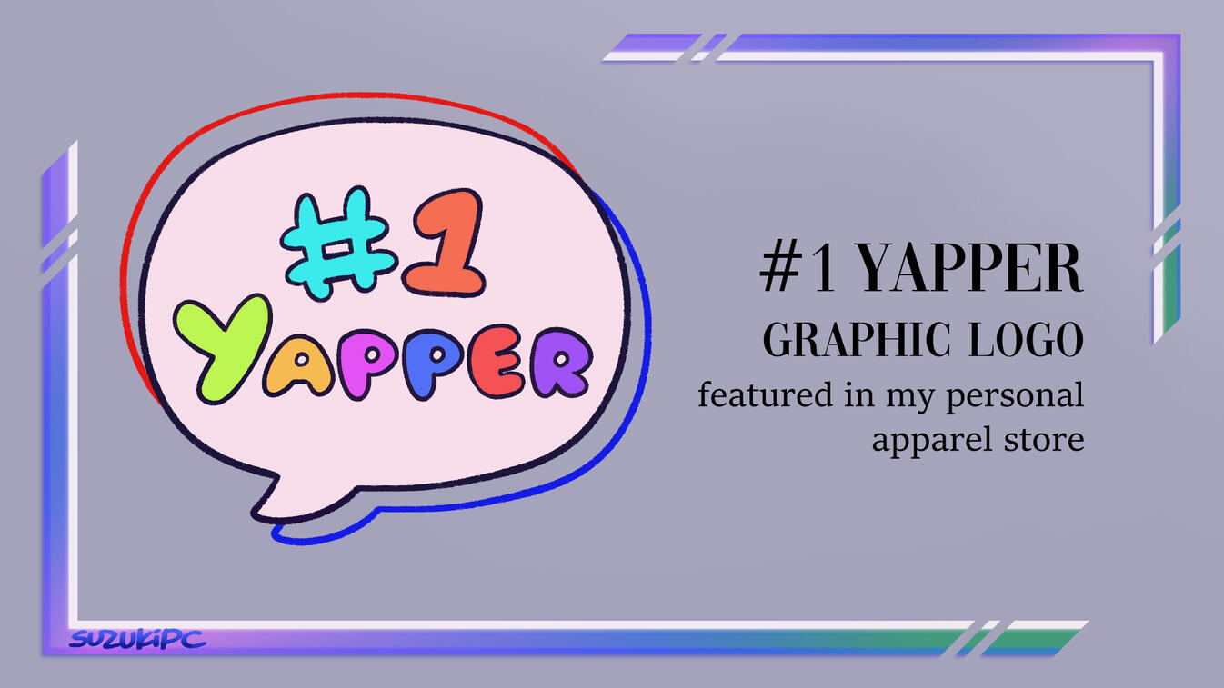 #1 Yapper Graphic Logo