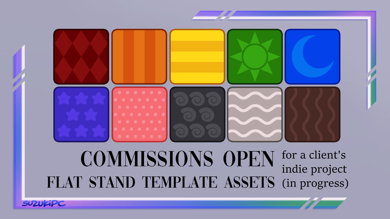 Flat Stand Template Assets